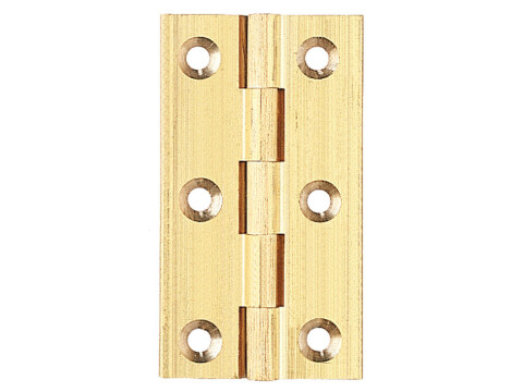 Broad Style Hinge, 64 x 35 mm, Brass