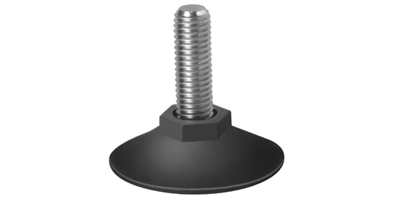 Adj Screw D46mm w Fixed Foot M10x30mm