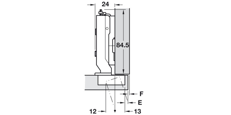 Tiomos 95D Hinge Click w SC SF Full+
