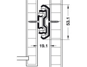5321 BB Drawer Runner Full 150kg 450mm HGSS