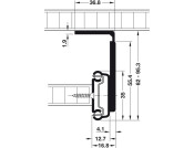 2109 Keyboard Runner Sgl 25kg 500mm BZP