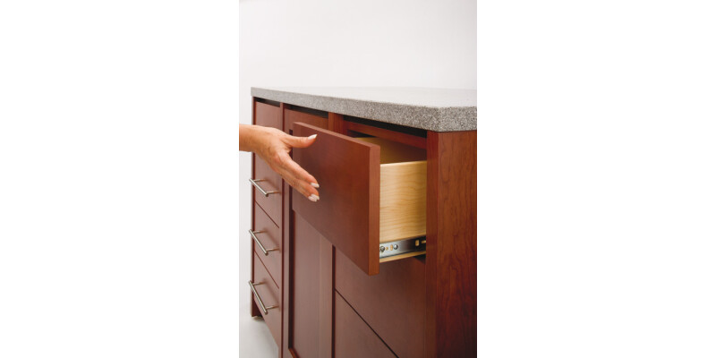 3832TR BB Drawer Runner Full 45kg 550mm Blk