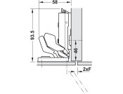 Tiomos Mirro 125D Hinge 3-8mm