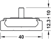 Accuride 0115RC Sld Track Sys 2400mm Alu