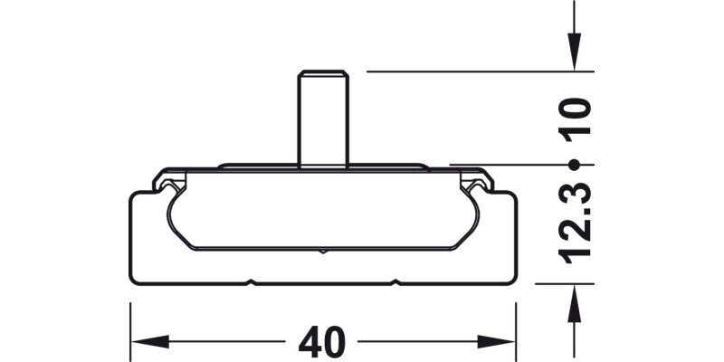 Accuride 0115RC Sld Track Sys 1200mm Alu