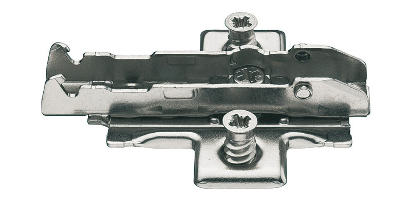 Mounting Plate, Cruciform, 4 Point Fixing, Pre-Mounted Euro Screw Fixing, for Ti