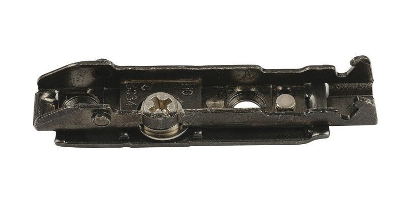 Mounting Plate, Inline, Screw Fixing, for Tiomos Click On System Hinges