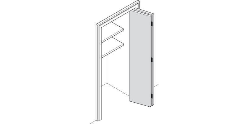 Hawa Multifold 30/W Fitting Set 2 Panels