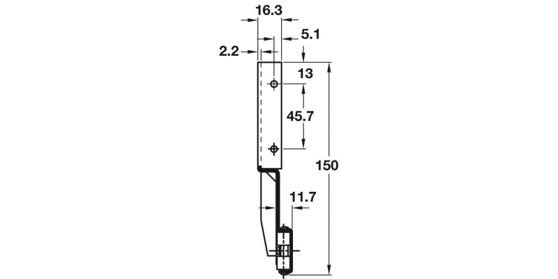 Pivot Sliding Door Runners, for Cabinet Doors, Accuride 1234