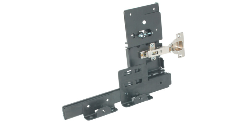 Accuride 1321 Pivot Sld DrRun Blk 456mm