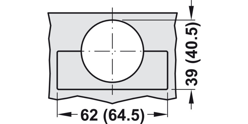 Tiomos 110/45D Hinge Click wo SC SF Ins