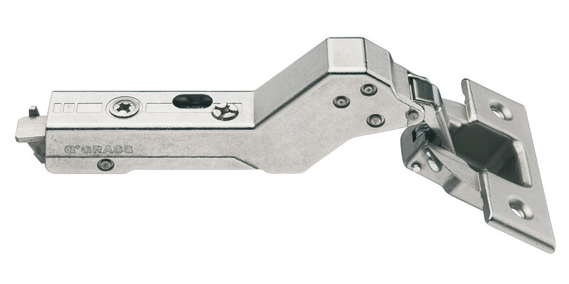 Concealed Cup Hinge, 110deg, for 45deg Angle Cabinets, Inset Mounting, Tiomos