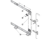 Accuride 1319 Pivot Sld Dr Run SZP 350mm