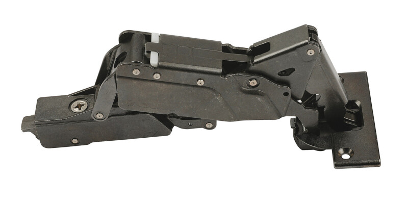 Concealed Cup Hinge, 155deg Standard, Full Overlay Mounting, Click on Arm, Tiomos