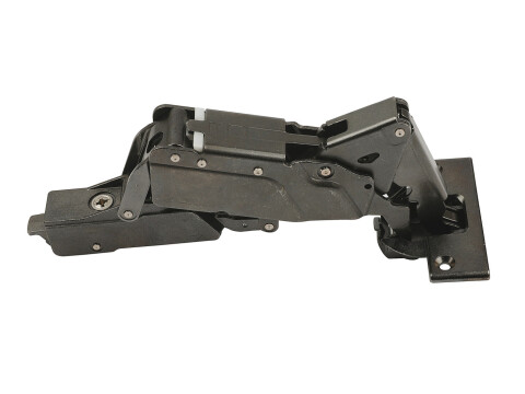 Concealed Cup Hinge, 155deg Standard, Full Overlay Mounting, Click on Arm, Tiomos