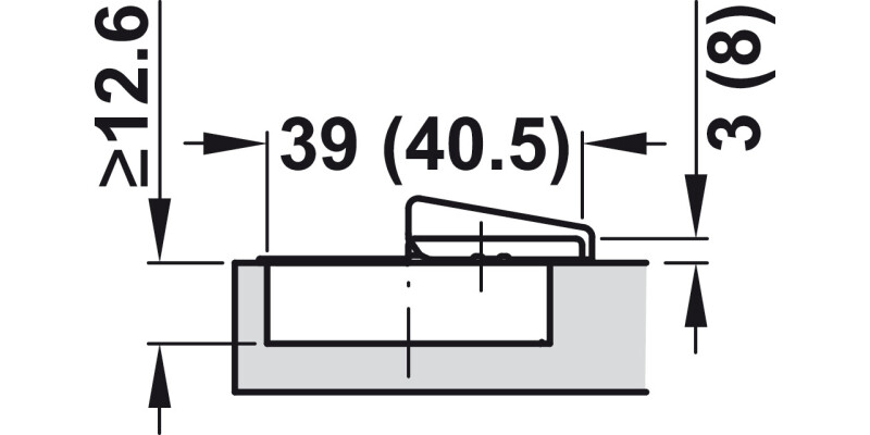 Tiomos 110D Hinge Click w SC SF Half