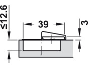Tiomos 110D Hinge Click w SC SF Half