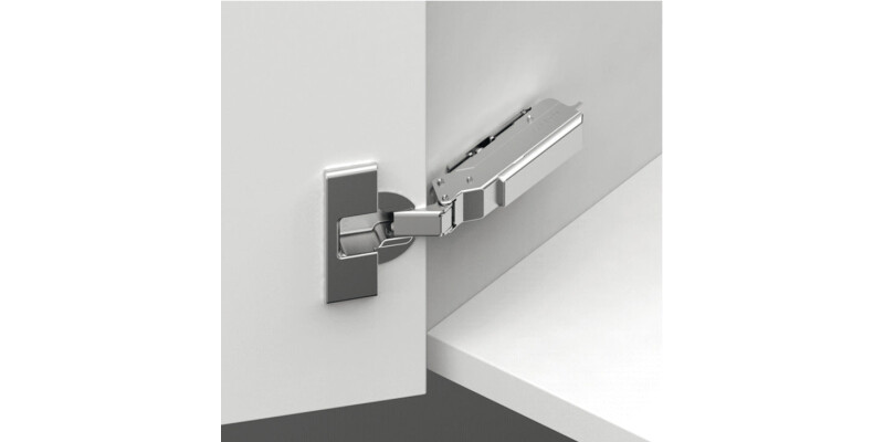 Concealed Cup Hinge, 110deg Standard, Full Overlay Plus, Click on Arm, Tiomos