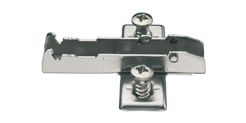 Mounting Plate, Econ Cruciform, 3 Point Fixing, Pre-Mounted Euro Screw Fixing, f
