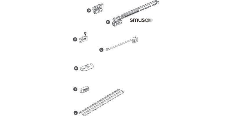 Slido Cls 20VFC FitSet 1Dr w SC