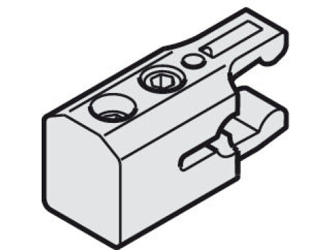 Door Stopper, Clip in, for Sliding Cabinet Doors, Slido F-Line21 20C