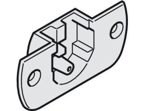 Housing, for Sliding Cabinet Doors, Slido F-Line21 20C