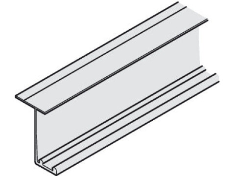 Top Running Track, Double, for Sliding Cabinet Doors, Slido F-Line42 50A