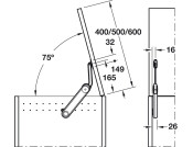 Maxi up 3675 Lid Stay F ZA NP Blu
