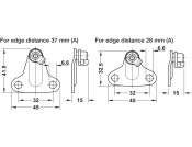 Duo Std Flap/Lid Stay 37mm Varianta NP