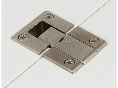 Flap Hinge Set, 90deg, for Flaps or Lid Stays, Kimana