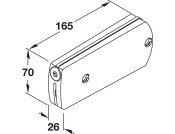 Kinvaro D-S Flap Fit w Pull Cbl 40N Wht