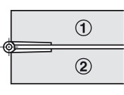 270D Flap Hinge Steel PNP