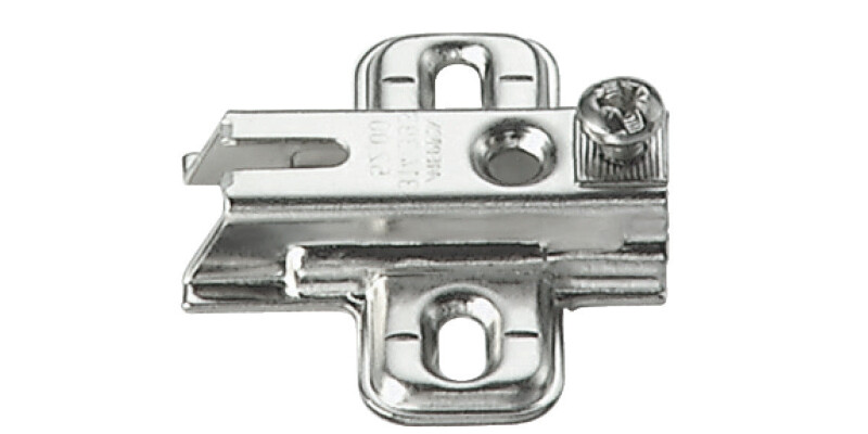 Mounting Plate, Super Compact Cruciform, One Part Plate, for Grass Slide On Syst