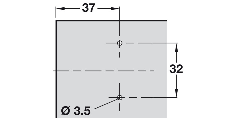 Nexis 0mm Mounting Plate 1prt Click Cruci Hos
