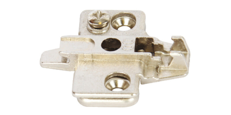 Mounting Plate, Super Compact Cruciform, for Grass Click On System Hinges