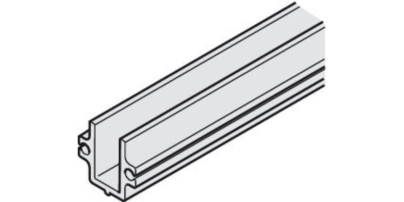 Bottom Channel, for Glass Interior Doors, Hawa-Junior