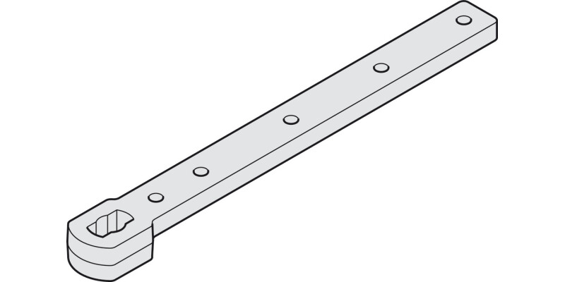 Geze Double Action Bottom Strap St ZP
