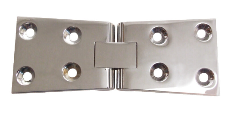 Counter Flap Hinge, 114 x 38 mm, Brass