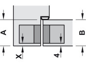 Tectus TE340 3D 180D Hinge PNP