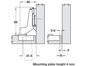 Nexis 95D Hinge Click Sprung Ins Hos