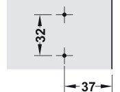 Smuso Quick 2mm Mounting Plate 1prt Cruci Hospa