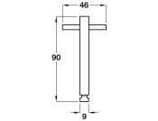 Captive Tee Key SZP for 911.61.093