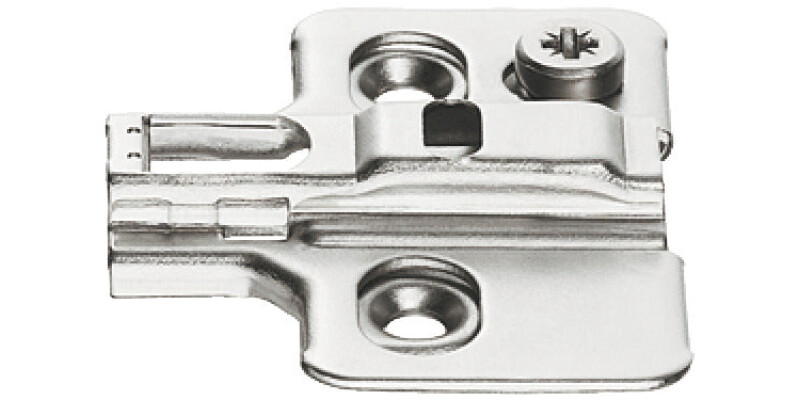 Mounting Plate, Cruciform, for use with Hospa Countersunk Screws, H&auml;fele Metalla