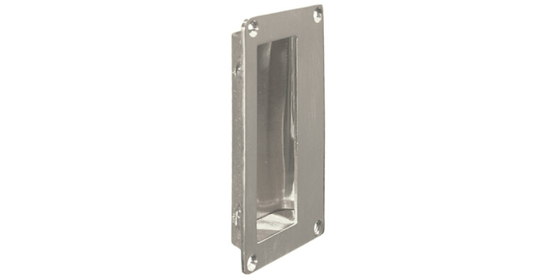 Flush Pull Handle, 114 x 64 mm, Brass