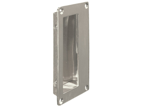 Flush Pull Handle, 114 x 64 mm, Brass