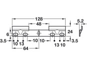 Spider Double Wall Fixing Plate SZP