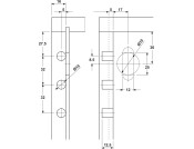 Traser-8 Cab Hanger/Supp Knock-in LH SZP