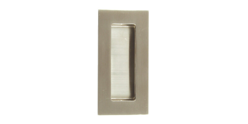 Flush Pull Handle, 100 x 50 mm, Stainless Steel