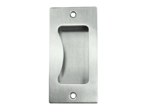 Flush Pull Handle, 100 x 50 mm, Grade 316 Stainless Steel