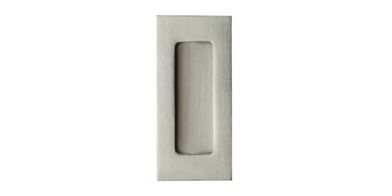 Flush Pull Handle, 102 x 50 mm, Brass